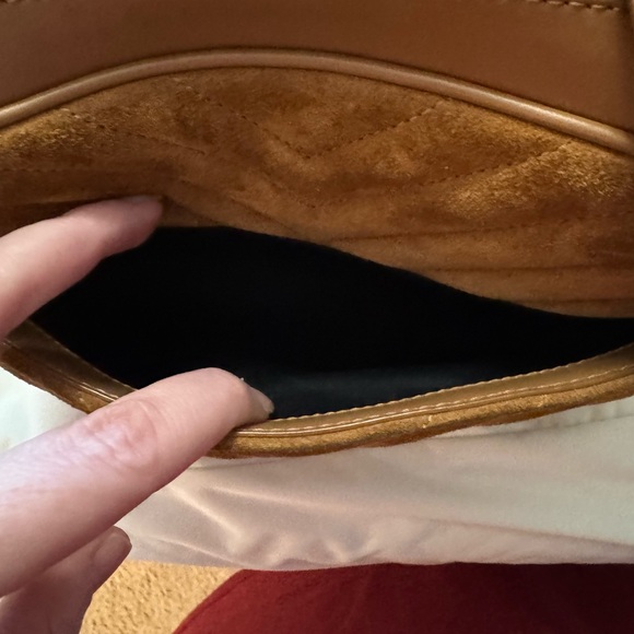 YSL camera bag is suede brown, very good condition beautiful color - Picture 7 of 17